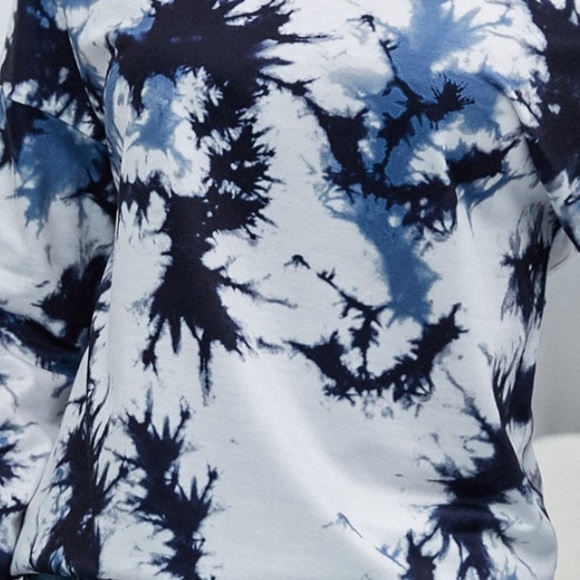 Oversized Tie-dye off shoulder top - Picture 4 of 4